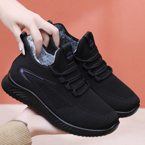 老北京布鞋女鞋冬季加绒保暖棉鞋