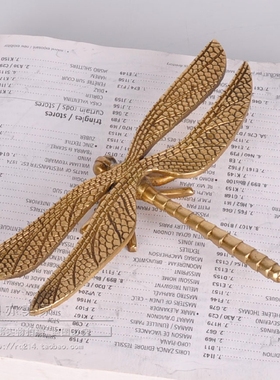 全黄铜北欧美式风书房装饰品