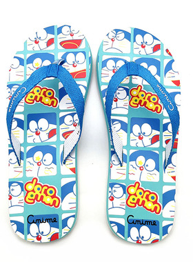 动漫时尚凉拖鞋情侣学生男女创意涂鸦个性百搭透气时尚沙滩人字拖