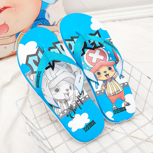 海贼王人字拖时尚可爱沙滩凉拖鞋