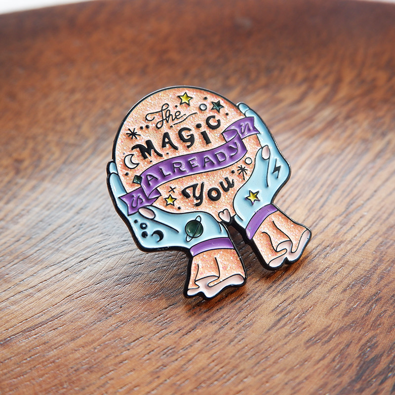 魔法在你体内女巫水晶球胸针合金徽章几何礼物创意搭配固定闪,饰品/流行首饰/时尚饰品新,胸针,淘宝优惠券,粉丝福利购,淘宝优惠卷