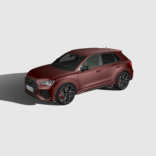 390.奥迪RS Q3  Audi RS Q3 2020 3D模型 FBX汽车模型源文件