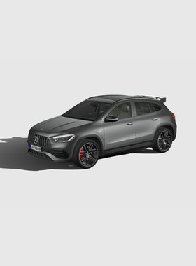 294.梅赛德斯-奔驰 GLA45 S AMG 2021 3D模型 FBX汽车模型