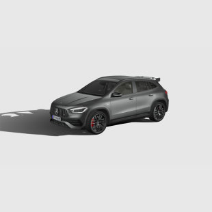 GLA45 AMG 2021 FBX汽车模型 294.梅赛德斯 3D模型 奔驰