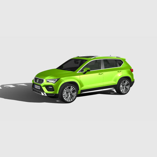 326.西雅特 Ateca 2020 3D模型 FBX汽车模型源文件