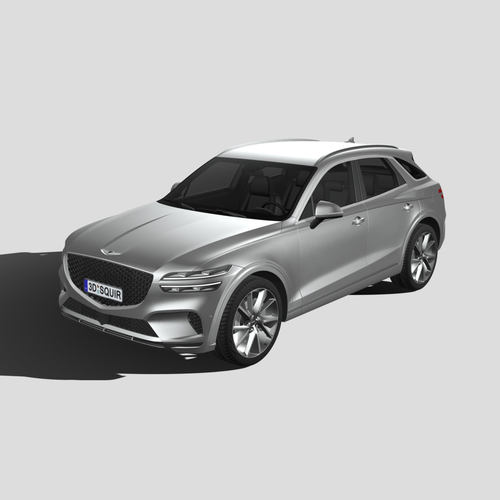 捷恩斯 GV70 汽车3D模型 三维轿车FBX模型PBR写实模型 Blender