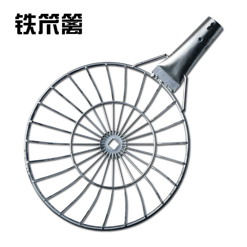 铁漏勺特粗铁线笊篱洗红薯土豆沥水捞垃圾清理笊篱头加粗特大漏勺