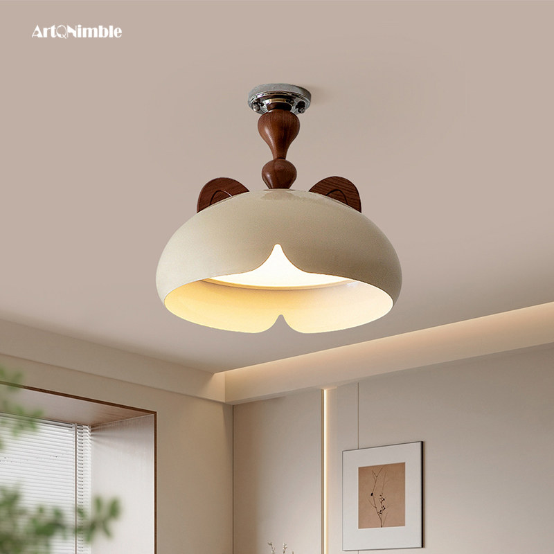 卧室灯现代奶油风主卧灯中古儿童房卡通护眼2025新款创意房间灯具,家装灯饰光源,餐厅/卧室/书房吸顶灯,淘宝优惠券,粉丝福利购,淘宝优惠卷