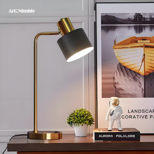 现代简约书房台灯卧室床头灯轻奢现代简约阅读灯书桌学习护眼台灯