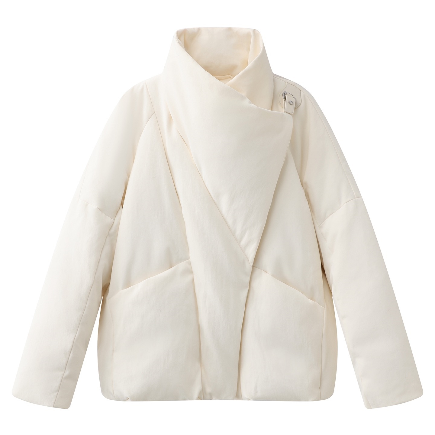 百搭立领短款面包羽绒服外套