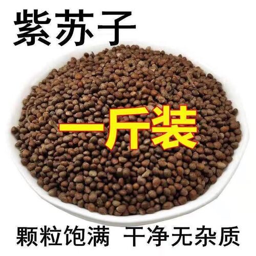 苏子 生紫苏籽 黑苏子 紫苏子 东北紫苏子中药材500g包邮