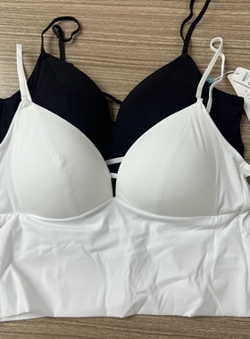 梧桐花开无钢圈美背内衣光面百搭打底套头背心运动薄文胸HN65211