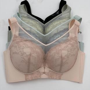 2件减10 大胸显小全罩杯无钢圈防下垂女文胸超薄D杯收副乳内衣579