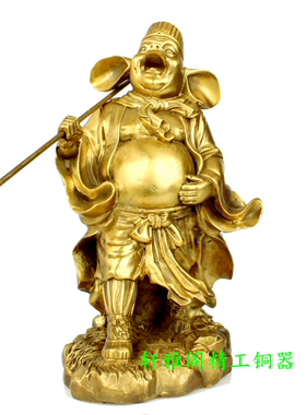 纯铜猪八戒摆件蓬元帅桌面