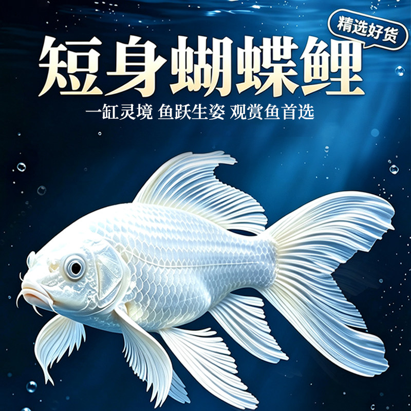 纯种台湾狮子头蝴蝶鲤观赏鱼