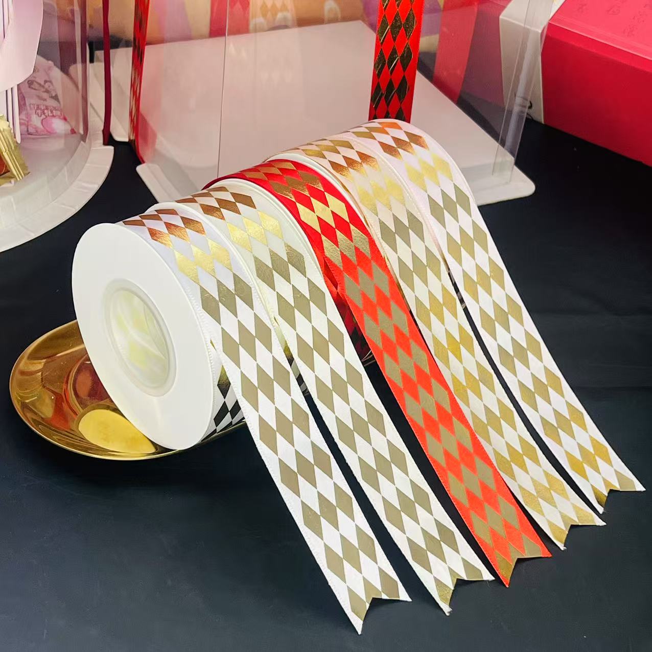 菱形丝带手工DIY绸带吧唧彩带