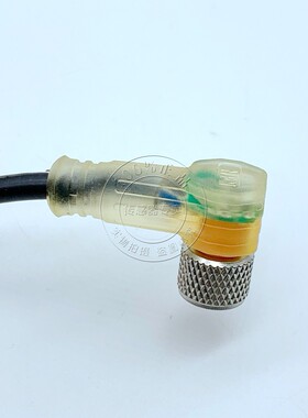 传感器连接插线 接近开关插线 连接线M8带灯PNP WCX08-Y02/3DN