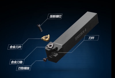 外螺纹数控刀杆SER2020K16-B/2525M16-B外径螺纹车刀杆弹簧钢