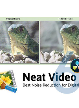 DaVinci Resolve 达芬奇专业视频降噪插件 Neat Video Pro v6.0.0