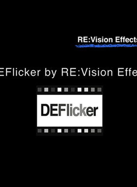视频去除闪烁AE+PR插件 DEFlicker v2.0.1 Win+Mac