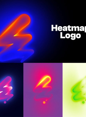 达芬奇模板-热呈像LOGO霓虹效果 DaVinci Resolve