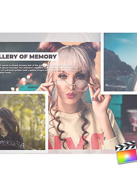 家庭婚礼照片纪念相册视频 Final Cut Pro X 模板