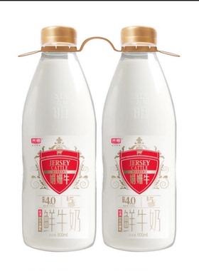 山姆会员超市 光明娟姗鲜牛奶900ml*2瓶