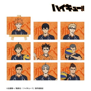 万代 排球少年 垃圾场决战 迷你帆布画展示架画架 日版现货