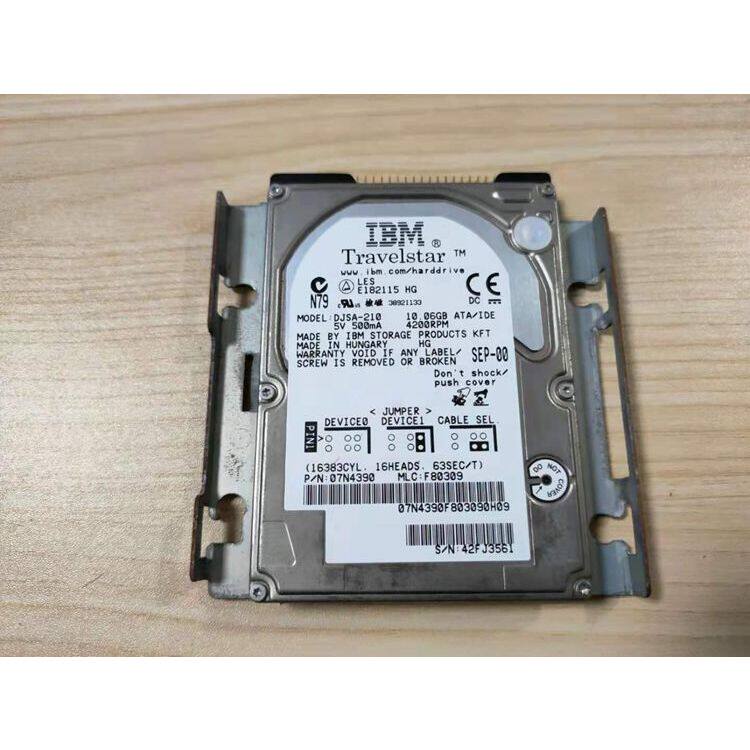 IBM/日立 10G 2.5寸IDE并口笔记本工业设备硬盘 DJSA-210  PATA