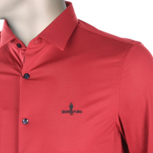 比音勒芬专柜正品方领长袖纯色时尚男士秋冬季欧美风衬衫上衣特价