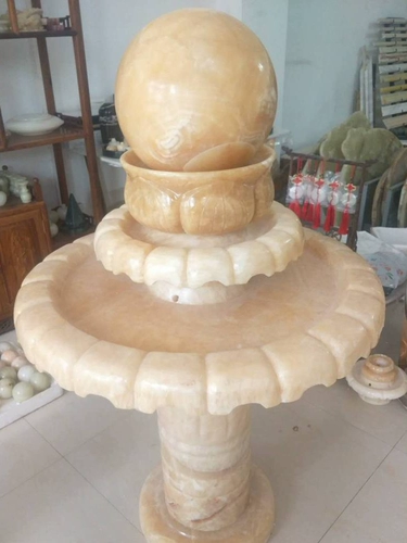 Стоун фэн -шуй мяч Фонтан Фонтан