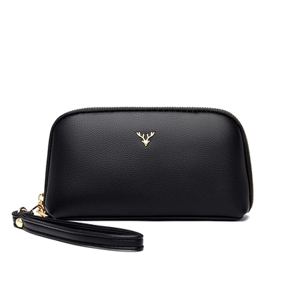 简约百搭款手拿包简单大方的手机包精致贝壳包手腕包2801