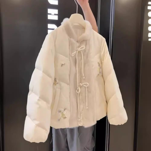 新中式国风蓬松棉服加厚深冬装女2026年新款高级感超好看棉衣外套