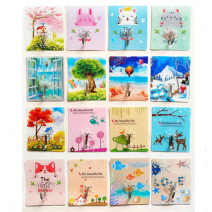 挂钩强力粘胶贴墙壁承重吸盘厨房挂勾无痕门后免打孔粘钩