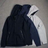 速干上衣外套加大码 男士 连帽运动卫衣外贸春秋户外拉链宽松套头衫