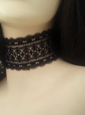 宽边蕾丝喉结颈部疤痕脖子饰品