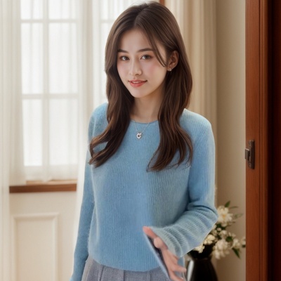 慵懒高级感灰色打底毛衣女款2025新款爆款宽松内搭针织衫上衣秋冬