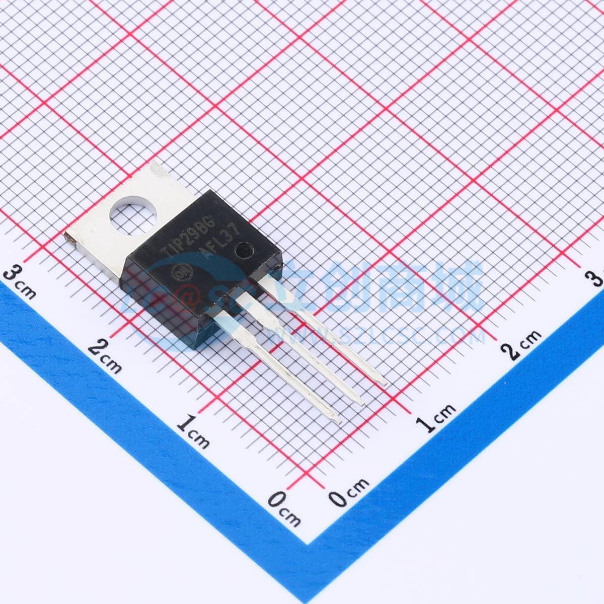 三极管(BJT) TIP29BG TO-220 1A 80V onsemi(安森美) 电子元器件