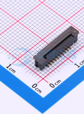 连接器 2-1734742-0 SMD,P=5mm 抽屉式 20P 单侧触点/垂直