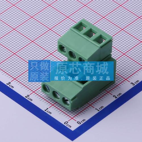 螺钉式接线端子 DB128A-5.0-2*3P-GN-S 插件,P=5mm 2x3P 原装正品
