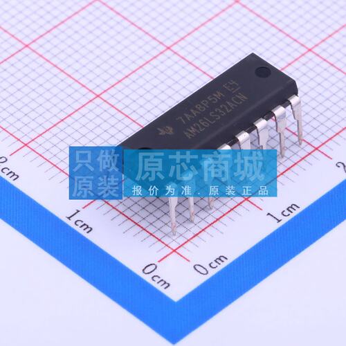 RS-485/RS-422芯片 AM26LS32ACN DIP-16 原装正品 电子元器件配单