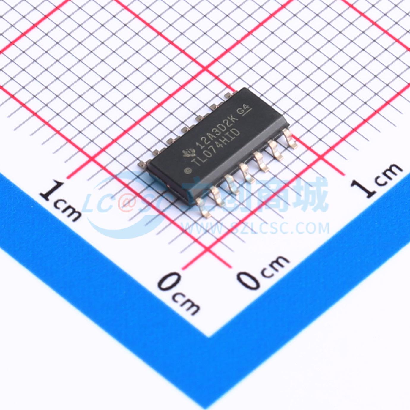 FET输入运放 TL074HIDR SOIC-14 原装正品 电子元器件配单