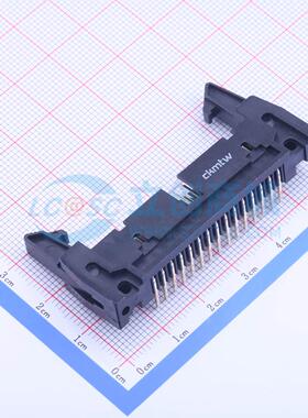 连接器 B-3100R30P-A110 弯插,P=2.54mm 2x15P 牛角扣