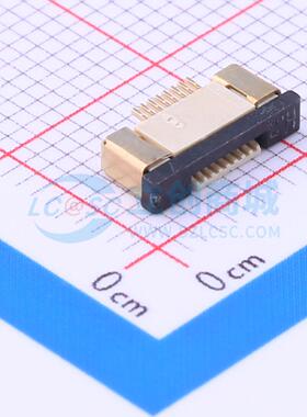 连接器 F0500WR-S-08PNLNG1GT0R SMD,P=0.5mm,卧贴 抽屉式 8P 上