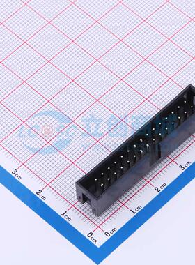 连接器 DC3-2.54-30PAS 插件,P=2.54mm 2x15P