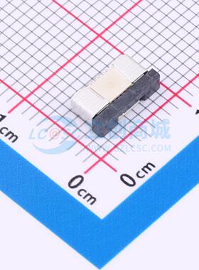 连接器 FPC-0.5AX-5PWCR-H20 SMD,P=0.5mm,卧贴 抽屉式 5P 下接