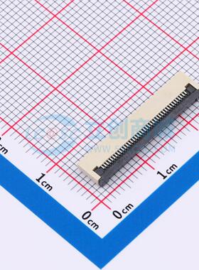 连接器 KH-FG0.5-H2.0-39PIN-SMT SMD,P=0.5mm,卧贴 翻盖式 39P