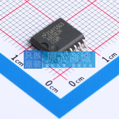 模数转换芯片ADC ADC0834CCWMX/NOPB SOIC-14-300mil 原装正品
