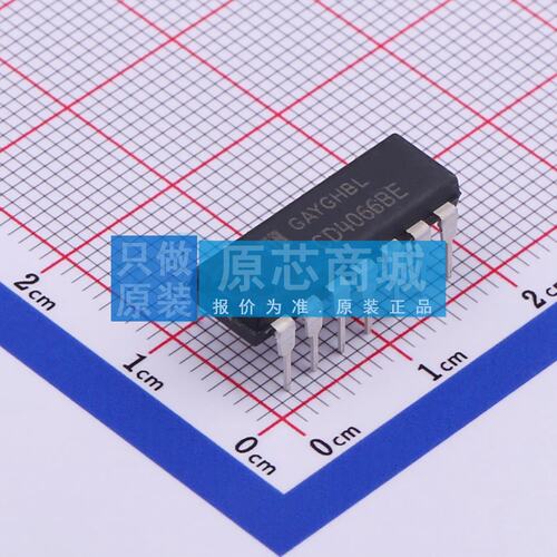 模拟开关/多路复用器 CD4066BE DIP-14 原装正品 电子元器件配单