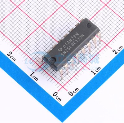 RS-485/RS-422芯片 SN75LBC175N PDIP-16 原装正品
